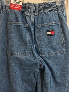 Tommy Hilfiger Women's Blue Mom Jogger Jean